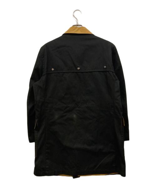 Sealup（シーラップ）Sealup (シーラップ) バイカラーステンカラーコート ブラック サイズ:不明(実寸参照)の古着・服飾アイテム
