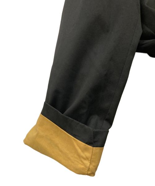 Sealup（シーラップ）Sealup (シーラップ) バイカラーステンカラーコート ブラック サイズ:不明(実寸参照)の古着・服飾アイテム