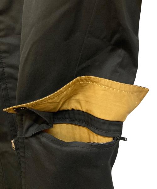 Sealup（シーラップ）Sealup (シーラップ) バイカラーステンカラーコート ブラック サイズ:不明(実寸参照)の古着・服飾アイテム