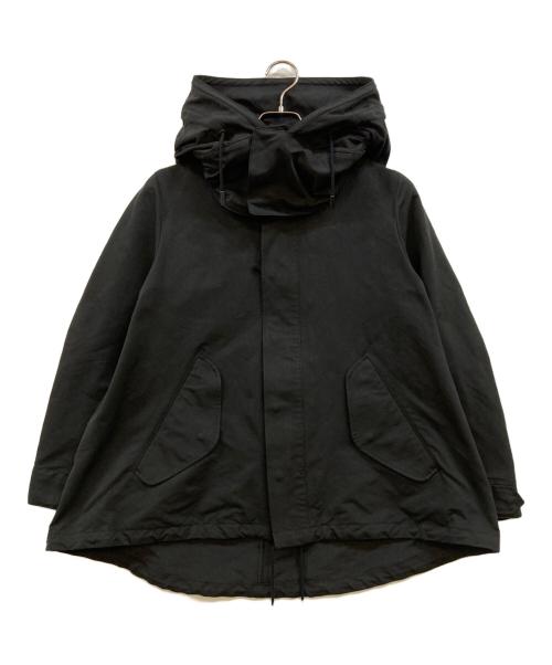 THE RERACS（ザ リラクス）THE RERACS (ザ リラクス) ショートモッズコート ブラック サイズ:38の古着・服飾アイテム