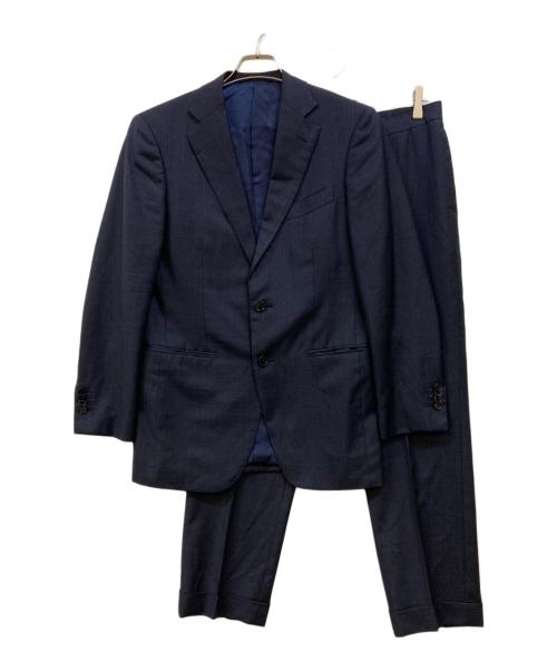 BEAMS F（ビームスエフ）BEAMS F (ビームスエフ) ウールセットアップスーツ ネイビー サイズ:46の古着・服飾アイテム