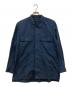 IM ISSEY MIYAKE（アイエムイッセイミヤケ）の古着「チェックワークシャツ」｜ネイビー