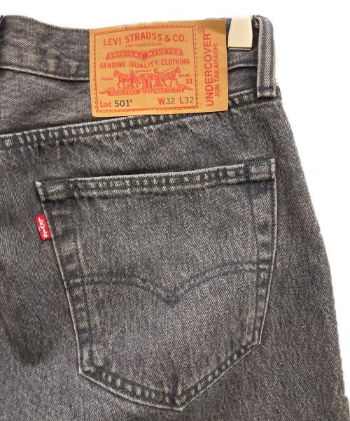 LEVI'S（リーバイス）LEVI'S (リーバイス) UNDERCOVER (アンダーカバー) 501 ブラックデニムパンツ ブラック サイズ:81cm(W32)の古着・服飾アイテム