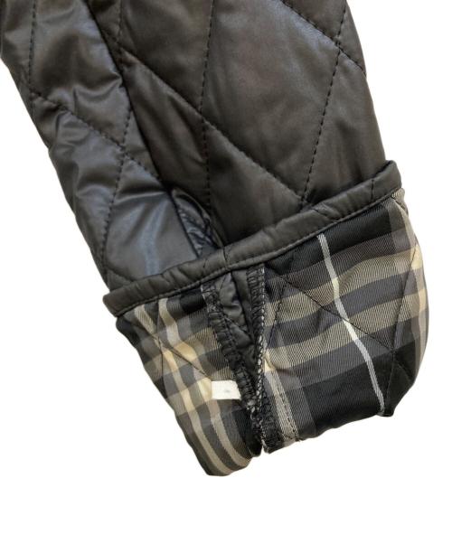 BURBERRY BLUE LABEL（バーバリー ブルー レーベル）BURBERRY BLUE LABEL (バーバリーロンドンブルーレーベル) ライナーチェックキルティングジャケット グレー サイズ:38の古着・服飾アイテム