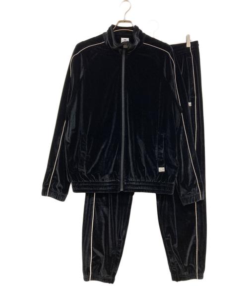 PROCLUB（プロクラブ）PROCLUB (プロクラブ) ベロアトラックセットアップ ブラック サイズ:Lの古着・服飾アイテム