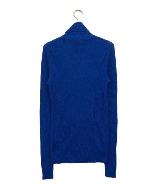 JIL SANDER（ジルサンダー）JIL SANDER (ジルサンダー) アルパカタートルネックニット ブルー サイズ:46の古着・服飾アイテム