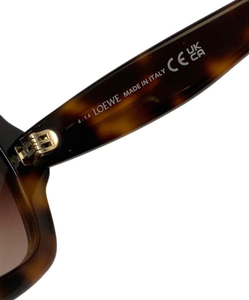LOEWE（ロエベ）LOEWE (ロエベ) デミ柄カラーレンズサングラス ブラウン サイズ:49□22の古着・服飾アイテム