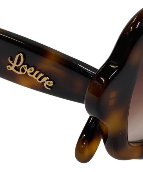 LOEWE（ロエベ）LOEWE (ロエベ) デミ柄カラーレンズサングラス ブラウン サイズ:49□22の古着・服飾アイテム