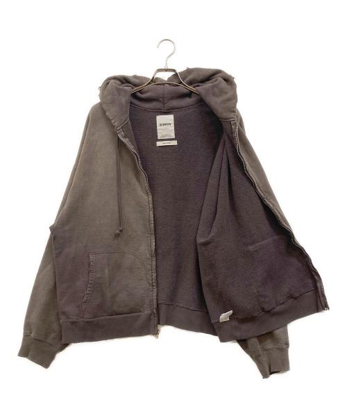 BOWWOW（バウワウ）BOWWOW (バウワウ) BASEBALL CHAMPION ZIP HOODIE AGED グレー サイズ:XXLの古着・服飾アイテム