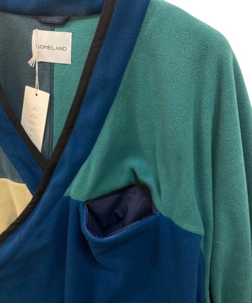 SOMELAND（サムランド）SOMELAND (サムランド) FLEECE JACKET ブルー サイズ:Lの古着・服飾アイテム