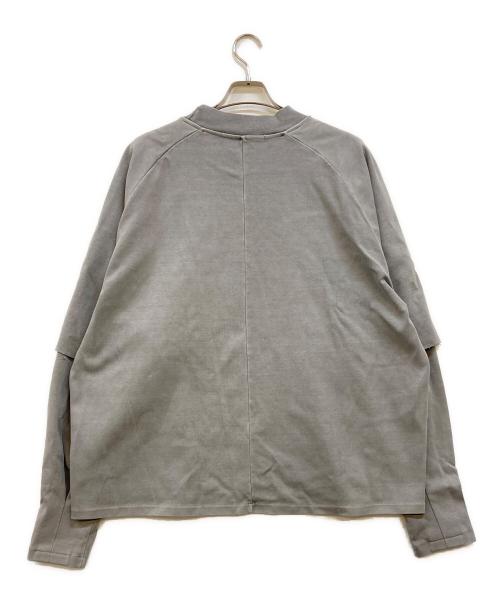 SEVENTH（セブンス）SEVENTH (セブンス) RAGLAN LAYERED LONGSLEEVE TEE グレー サイズ:Lの古着・服飾アイテム