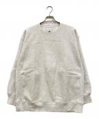 BELL STAMP WEARベルスタンプウェア）の古着「RIVER WAVE SWEAT CREW NECK PIGMENT DYE」｜グレー
