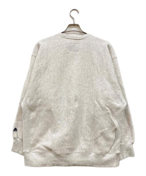 BELL STAMP WEAR（ベルスタンプウェア）BELL STAMP WEAR (ベルスタンプウェア) RIVER WAVE SWEAT CREW NECK PIGMENT DYE グレー サイズ:Lの古着・服飾アイテム