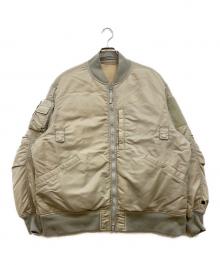 DAIWA PIER39（ダイワ ピア39）の古着「TECH REVERSIBLE MA-1」｜ベージュ