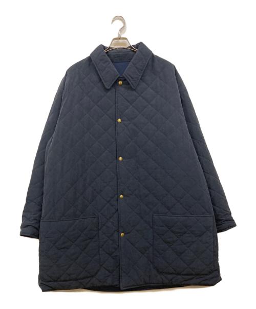 A.PRESSE（アプレッセ）A.PRESSE (アプレッセ) Silk Taffeta Quilted Coat ネイビー サイズ:4の古着・服飾アイテム