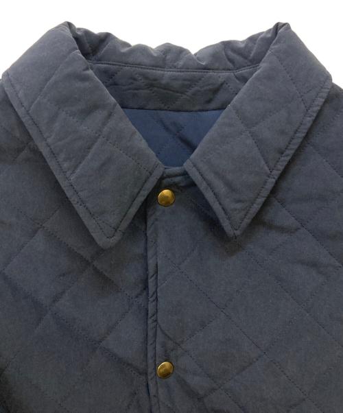 A.PRESSE（アプレッセ）A.PRESSE (アプレッセ) Silk Taffeta Quilted Coat ネイビー サイズ:4の古着・服飾アイテム