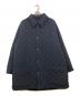 A.PRESSE（アプレッセ）の古着「Silk Taffeta Quilted Coat」｜ネイビー