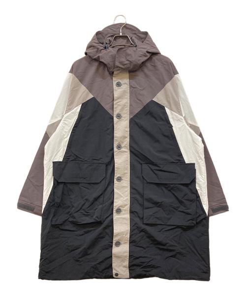 ESOW（エソー）ESOW (エソー) BEAMS T (ビームス ティー) Panel Coat グレー サイズ:Lの古着・服飾アイテム
