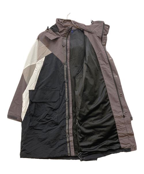 ESOW（エソー）ESOW (エソー) BEAMS T (ビームス ティー) Panel Coat グレー サイズ:Lの古着・服飾アイテム