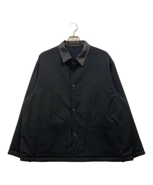 MEN'S BIGI（メンズビギ）MEN'S BIGI (メンズビギ) WOOL x NYLON REVERSIBLE JACKET ブラック サイズ:03 未使用品の古着・服飾アイテム