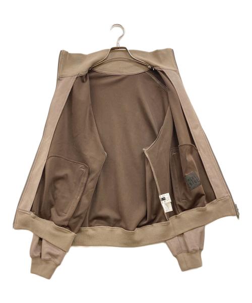 MEN'S BIGI（メンズビギ）MEN'S BIGI (メンズビギ) SUEDE LIKE/HOUND’S TOOTH TRACK JACKET ベージュ サイズ:03 未使用品の古着・服飾アイテム