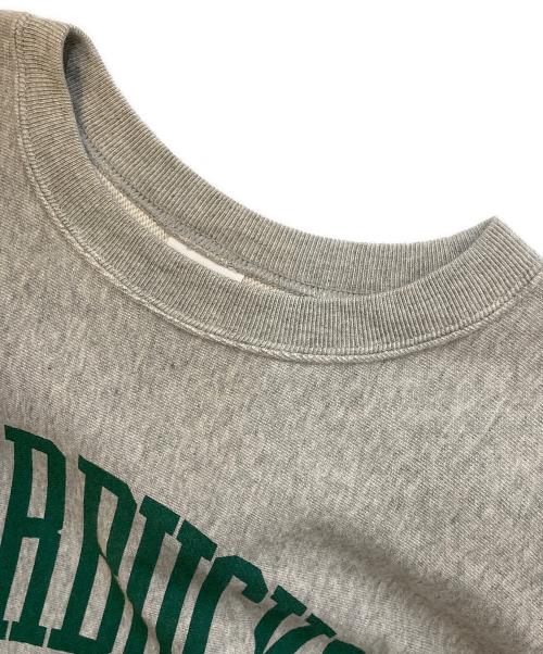 Champion（チャンピオン）Champion (チャンピオン) STARBUCKS (スターバックス) BEAMS (ビームス) リバースウィーブスウェット グレー サイズ:XLの古着・服飾アイテム