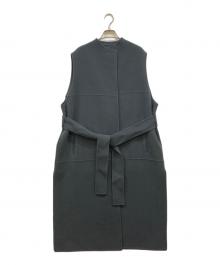 HAVEL studio（ハーヴェル スタジオ）の古着「CA BLEND REVER ロングベスト」｜グレー