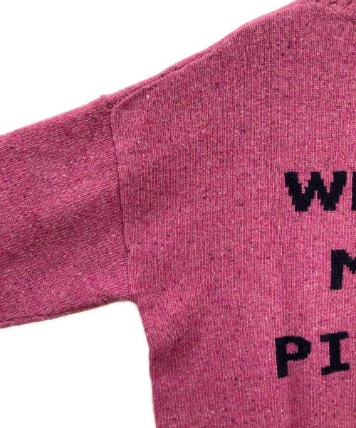 Spick and Span（スピック＆スパン）Spick and Span (スピックアンドスパン) ロゴ インターシャニット ピンク サイズ:下記参照の古着・服飾アイテム