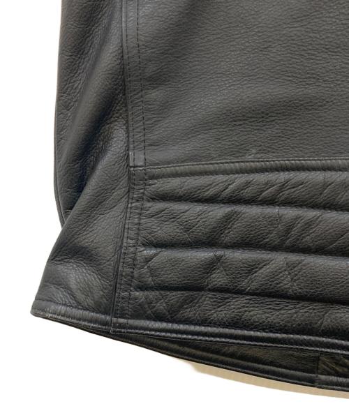 HARLEY-DAVIDSON（ハーレーダビッドソン）HARLEY-DAVIDSON (ハーレーダビッドソン) レザーベスト ブラック サイズ:Ｍの古着・服飾アイテム