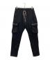 Danke schon（ダンケ シェーン）の古着「STTWILL FLAP CARGO PANTS」｜ブラック
