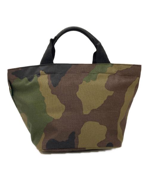 Herve Chapelier（エルベシャプリエ）Herve Chapelier (エルベシャプリエ) 1027W カモフラージュ 舟型カモフラトートバッグ オリーブの古着・服飾アイテム