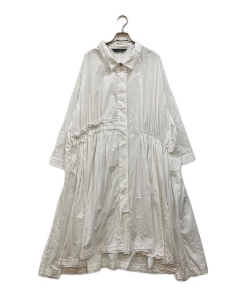 MOYURU（モユル）MOYURU (モユル) art design SHIRT ホワイト サイズ:MLの古着・服飾アイテム