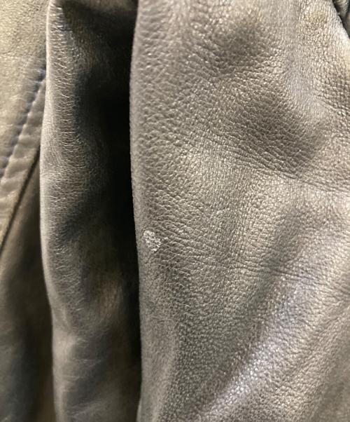 BURBERRY BLUE LABEL（バーバリーロンドンブルーレーベル）BURBERRY BLUE LABEL (バーバリーロンドンブルーレーベル) シングルレザーライーダスジャケット ブラック サイズ:38の古着・服飾アイテム