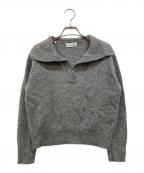 LACOSTE×Snidelラコステ×スナイデル）の古着「スキッパーニットプルオーバー」｜グレー