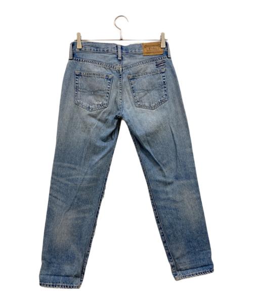 POLO RALPH LAUREN（ポロ・ラルフローレン）POLO RALPH LAUREN (ポロ・ラルフローレン) リペア加工デニムパンツ インディゴ サイズ:25の古着・服飾アイテム