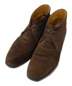 Crockett & Jonesクロケット＆ジョーンズ）の古着「Chertsey スウェード チャッカブーツ」｜ブラウン