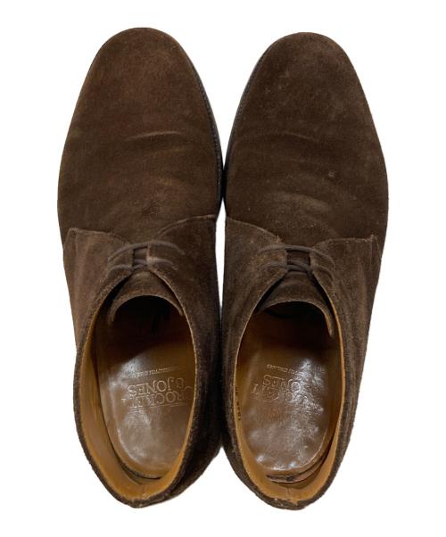 Crockett & Jones（クロケット＆ジョーンズ）Crockett & Jones (クロケット＆ジョーンズ) Chertsey スウェード チャッカブーツ ブラウン サイズ:7 1/2Eの古着・服飾アイテム