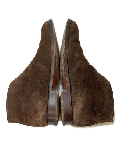 Crockett & Jones（クロケット＆ジョーンズ）Crockett & Jones (クロケット＆ジョーンズ) Chertsey スウェード チャッカブーツ ブラウン サイズ:7 1/2Eの古着・服飾アイテム