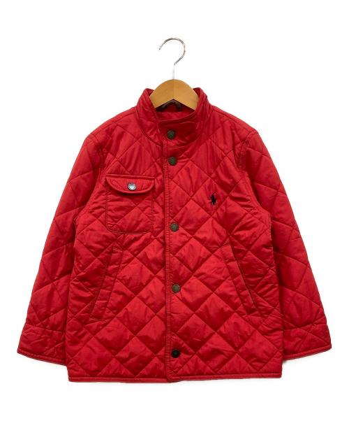 POLO RALPH LAUREN（ポロ・ラルフローレン）POLO RALPH LAUREN (ポロ・ラルフローレン) キルティングジャケット レッド サイズ:6の古着・服飾アイテム