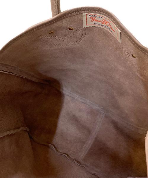 YOUNG & OLSEN The DRYGOODS STORE（ヤングアンドオルセン ザ ドライグッズストア）YOUNG & OLSEN The DRYGOODS STORE (ヤングアンドオルセン ザ ドライグッズストア) レザートートバッグ ピンクの古着・服飾アイテム