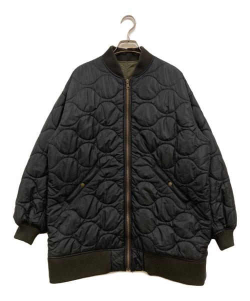 FRAMeWORK（フレームワーク）FRAMeWORK (フレームワーク) 2way ロングMA-1 ブラック サイズ:Sの古着・服飾アイテム