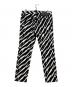 DSQUARED2 (ディースクエアード) ゼブラ柄デニムパンツ ホワイト×ブラック サイズ:48：10000円