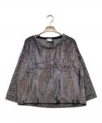 MONCLERモンクレール）の古着「切替フェルトニット」｜グレー