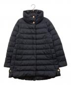 HERNOヘルノ）の古着「GLOBE ECOAGE A-SHAPE JACKET」｜ブラック