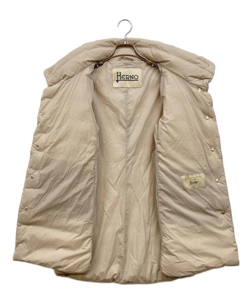 HERNO（ヘルノ）HERNO (ヘルノ) GLOBE ECOAGE A-SHAPE JACKET アイボリー サイズ:42の古着・服飾アイテム