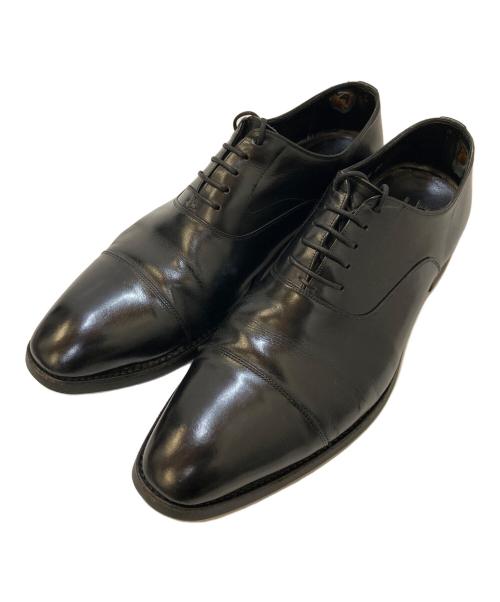 SCOTCH GRAIN（スコッチグレイン）SCOTCH GRAIN (スコッチグレイン) 内羽ストレートチップシューズ ブラック サイズ:27cmの古着・服飾アイテム