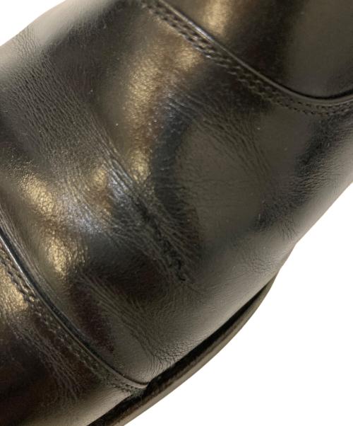 SCOTCH GRAIN（スコッチグレイン）SCOTCH GRAIN (スコッチグレイン) 内羽ストレートチップシューズ ブラック サイズ:27cmの古着・服飾アイテム