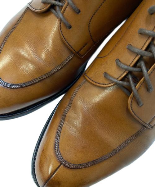 SCOTCH GRAIN（スコッチグレイン）SCOTCH GRAIN (スコッチグレイン) Uチップシューズ ブラウン サイズ:27EEEの古着・服飾アイテム