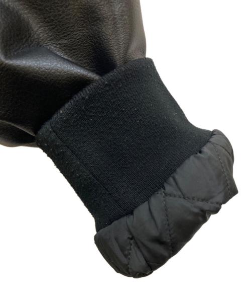 New Era（ニューエラ）New Era (ニューエラ) ワッペンヴァーシティジャケット ブラック サイズ:Mの古着・服飾アイテム