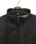 中古・古着 BURBERRY LONDON (バーバリーロンドン) ライナーノバチェック フーデッドパファージャケット ブラック サイズ:M：20000円